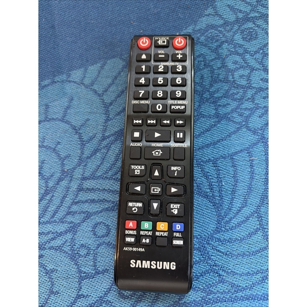 Samsung OEM AK59-00149A Remote Control for Blu-ray Player BD-JM51 BD-JM57C JM59